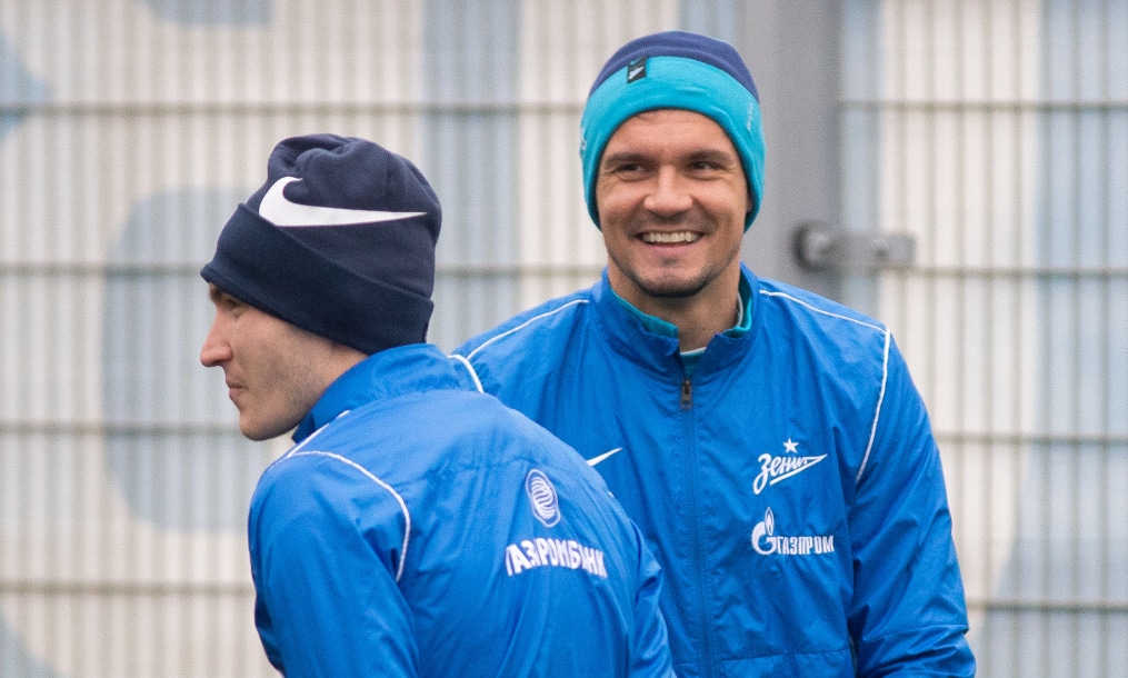 Тренировка «Зенита» перед матчем с «Динамо»