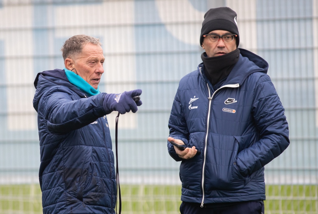 Тренировка «Зенита» перед матчем с «Динамо»