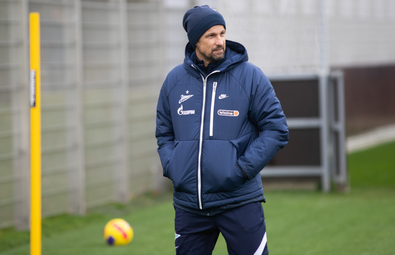 Тренировка «Зенита» перед матчем с «Динамо»