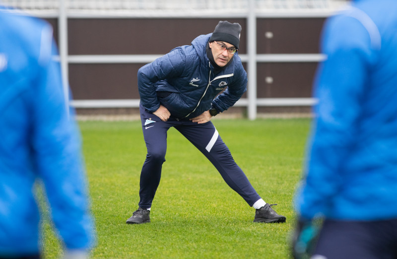 Тренировка «Зенита» перед матчем с «Динамо»