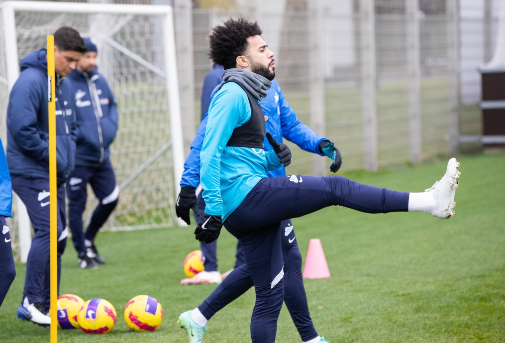 Тренировка «Зенита» перед матчем с «Динамо»