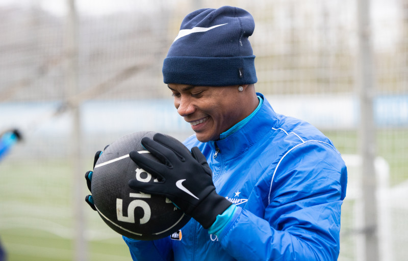 Тренировка «Зенита» перед матчем с «Динамо»