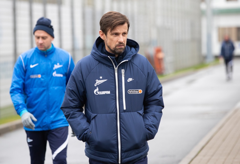 Тренировка «Зенита» перед матчем с «Динамо»