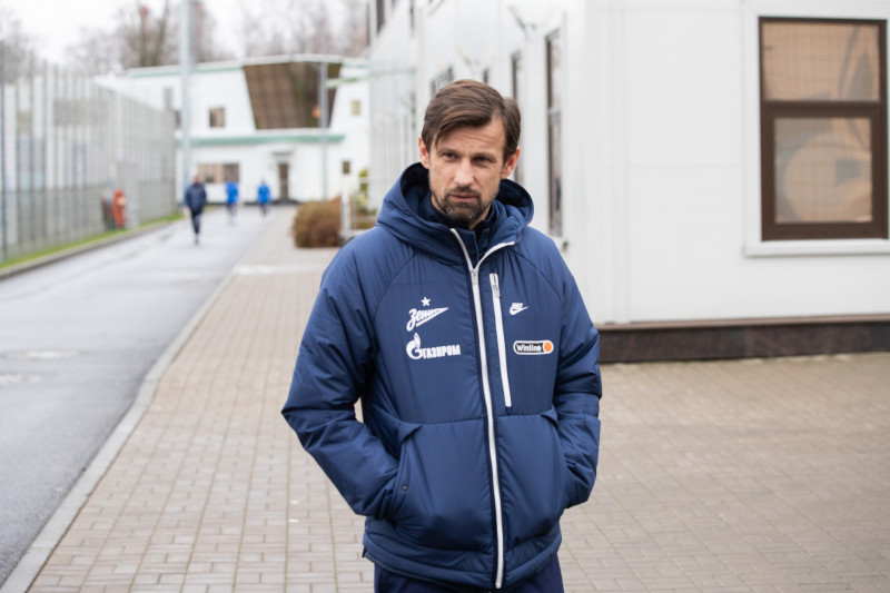 Тренировка «Зенита» перед матчем с «Динамо»