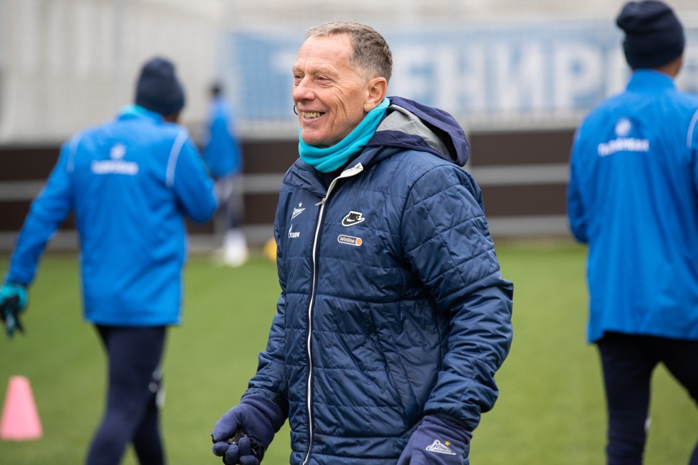 Тренировка «Зенита» перед матчем с «Динамо»