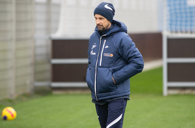 Тренировка «Зенита» перед матчем с «Динамо»