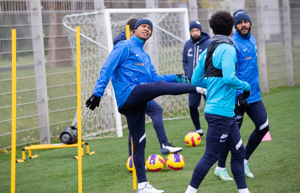 Тренировка «Зенита» перед матчем с «Динамо»