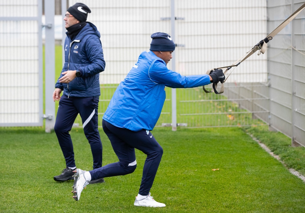 Тренировка «Зенита» перед матчем с «Динамо»