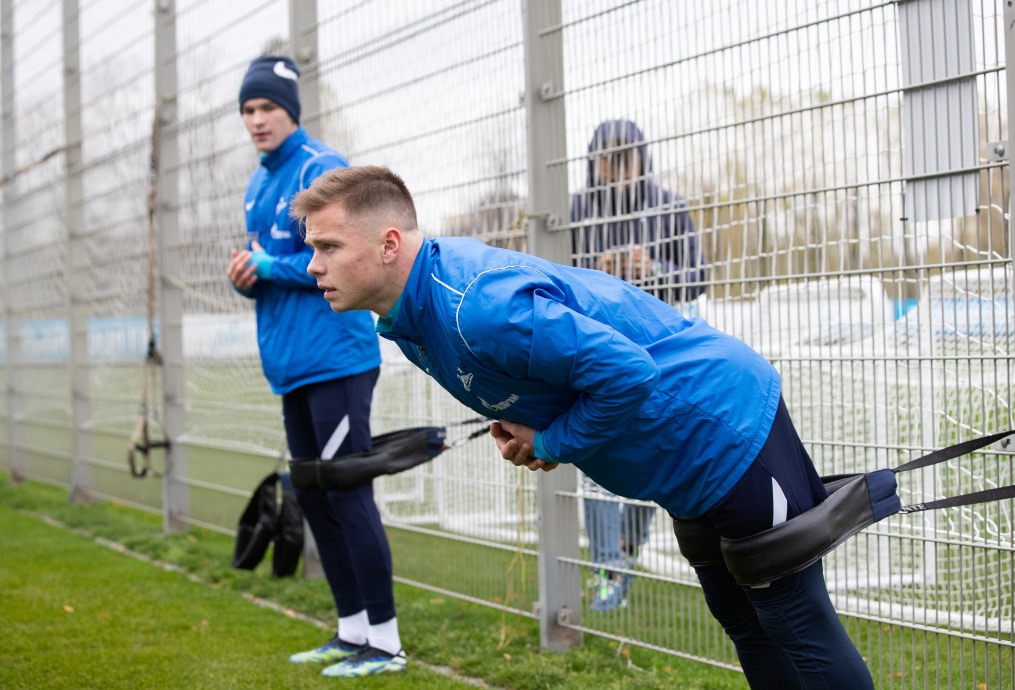 Тренировка «Зенита» перед матчем с «Динамо»