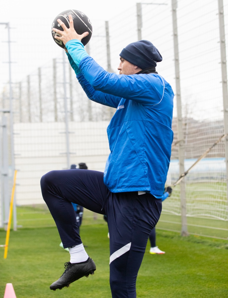 Тренировка «Зенита» перед матчем с «Динамо»