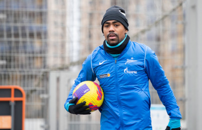 Тренировка «Зенита» перед матчем с «Динамо»