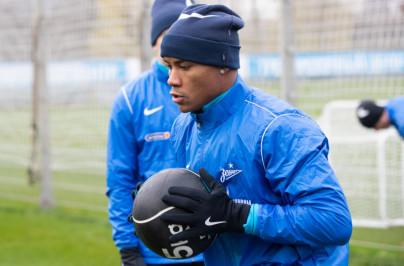 Тренировка «Зенита» перед матчем с «Динамо»