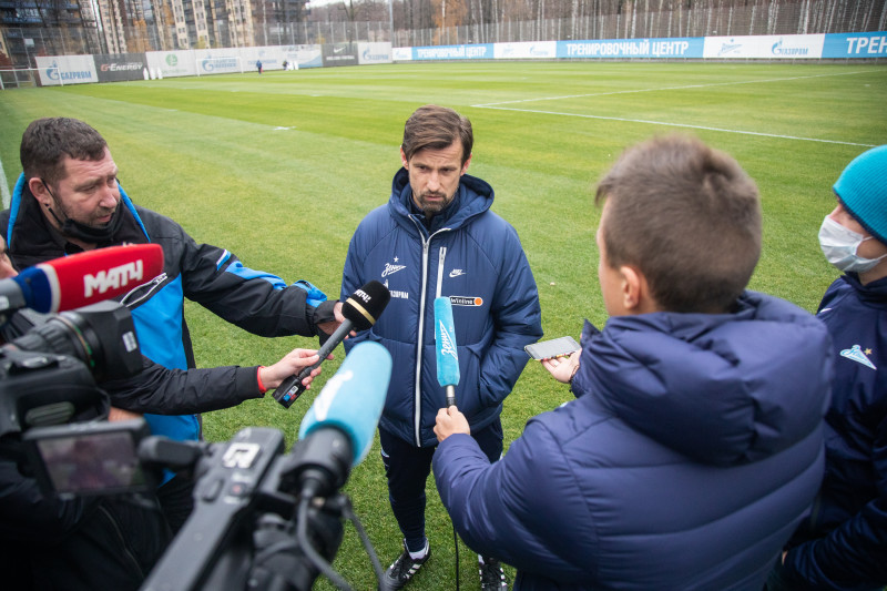 Пресс-брифинг Сергея Семака перед матчем с «Динамо»