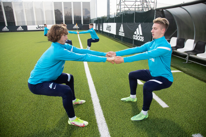 Тренировка молодежной команды «Зенит» перед матчем с «Ювентусом»