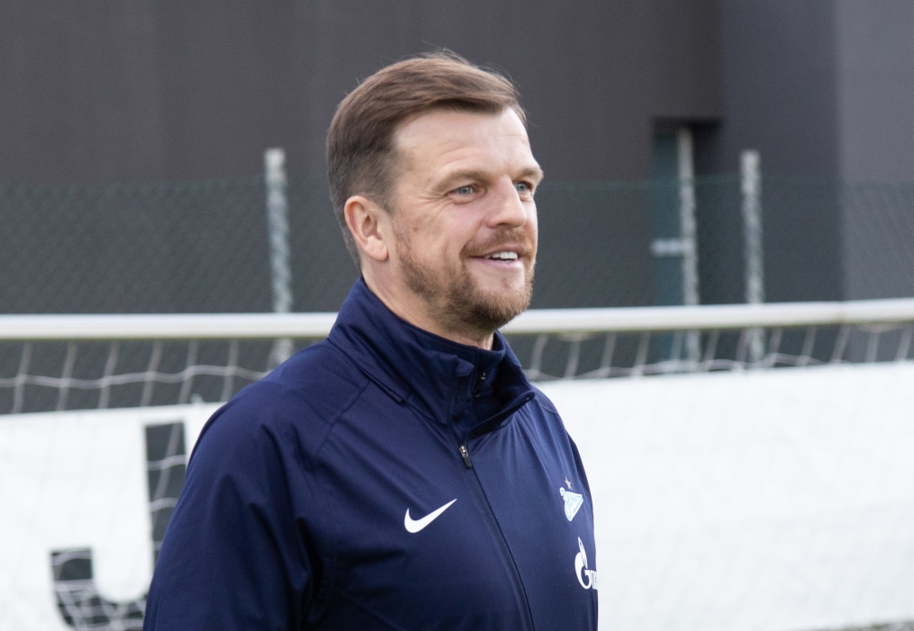 Тренировка молодежной команды «Зенит» перед матчем с «Ювентусом»