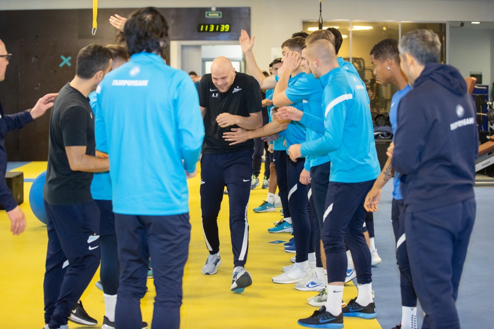 Тренировка «Зенита» перед матчем с «Уралом»