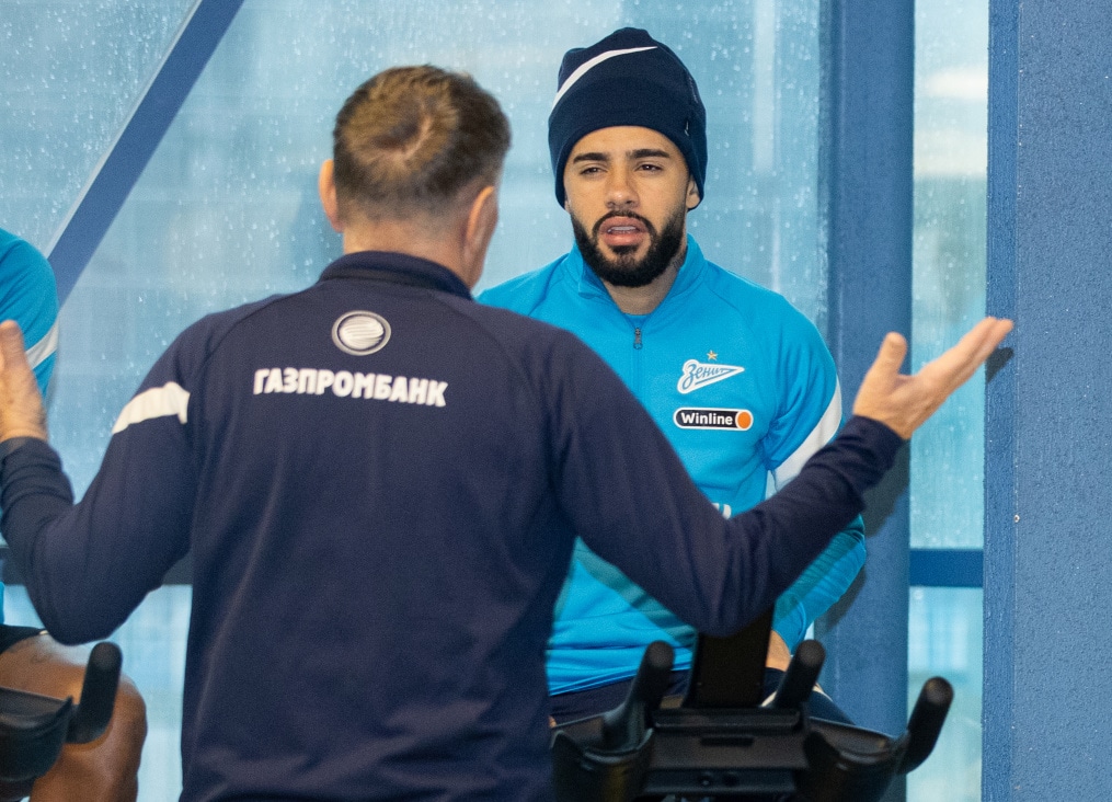 Тренировка «Зенита» перед матчем с «Уралом»