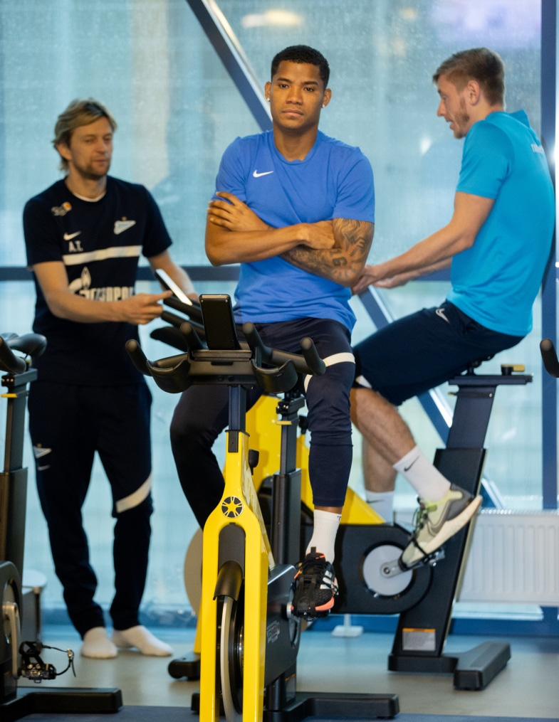 Тренировка «Зенита» перед матчем с «Уралом»