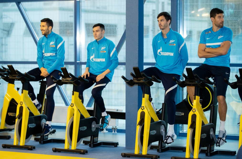 Тренировка «Зенита» перед матчем с «Уралом»