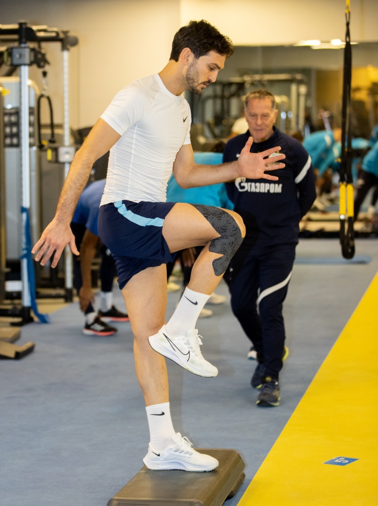 Тренировка «Зенита» перед матчем с «Уралом»