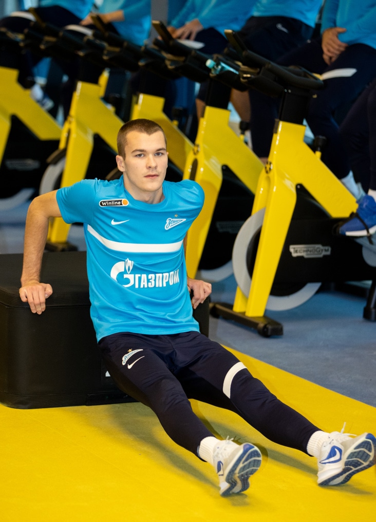 Тренировка «Зенита» перед матчем с «Уралом»