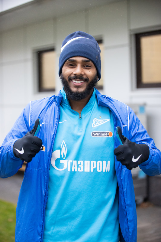 Тренировка «Зенита» перед матчем с «Уралом»