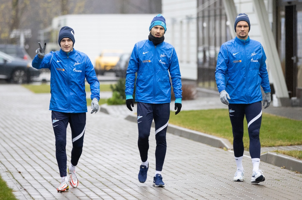 Тренировка «Зенита» перед матчем с «Уралом»