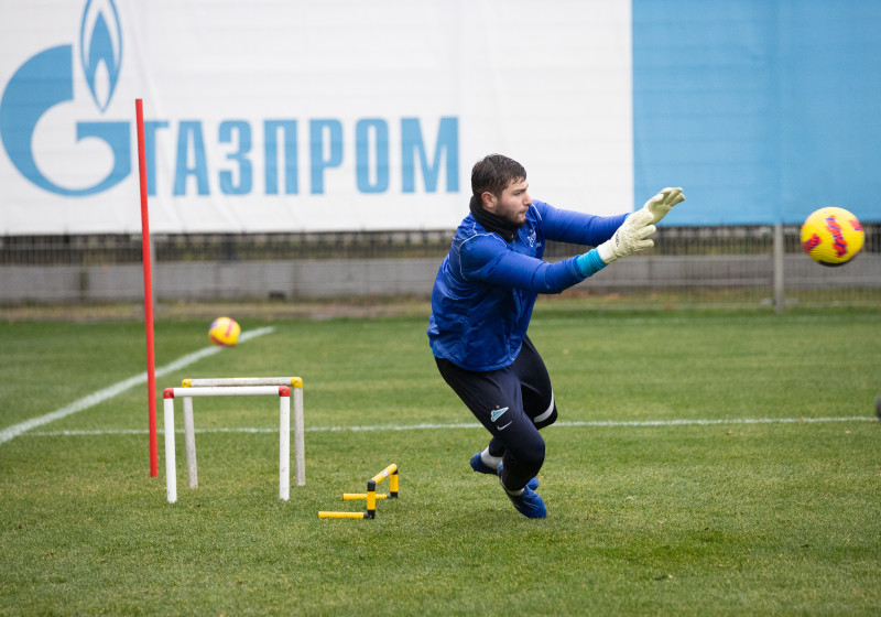 Тренировка «Зенита» перед матчем с «Уралом»