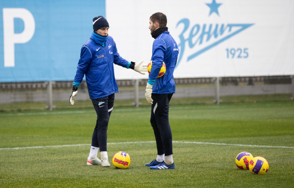 Тренировка «Зенита» перед матчем с «Уралом»