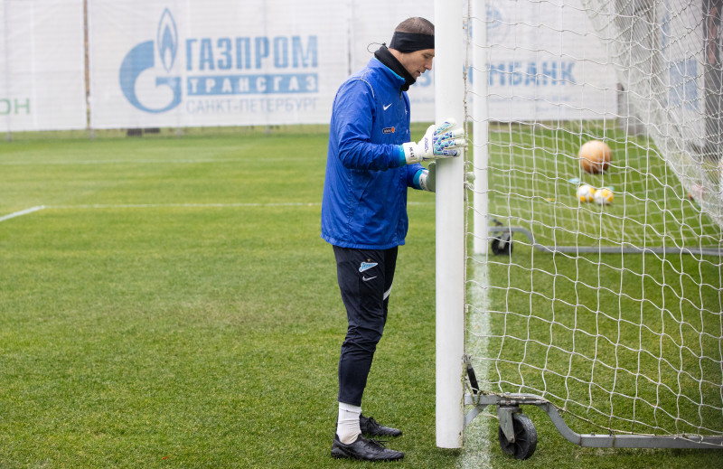 Тренировка «Зенита» перед матчем с «Уралом»