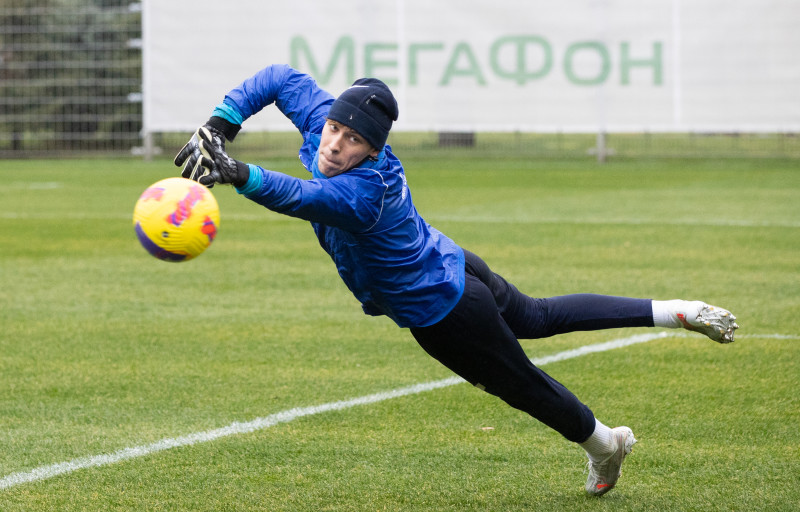 Тренировка «Зенита» перед матчем с «Уралом»