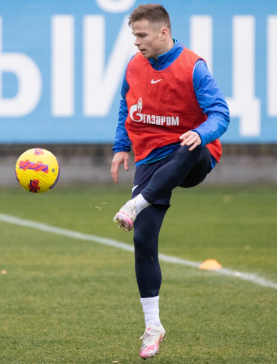 Тренировка «Зенита» перед матчем с «Уралом»
