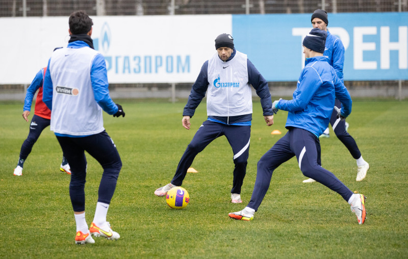 Тренировка «Зенита» перед матчем с «Уралом»