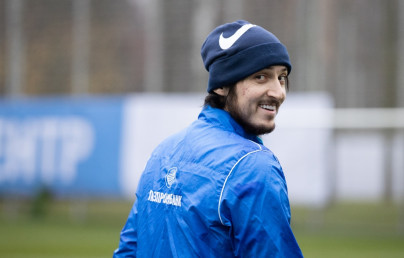 Тренировка «Зенита» перед матчем с «Уралом»