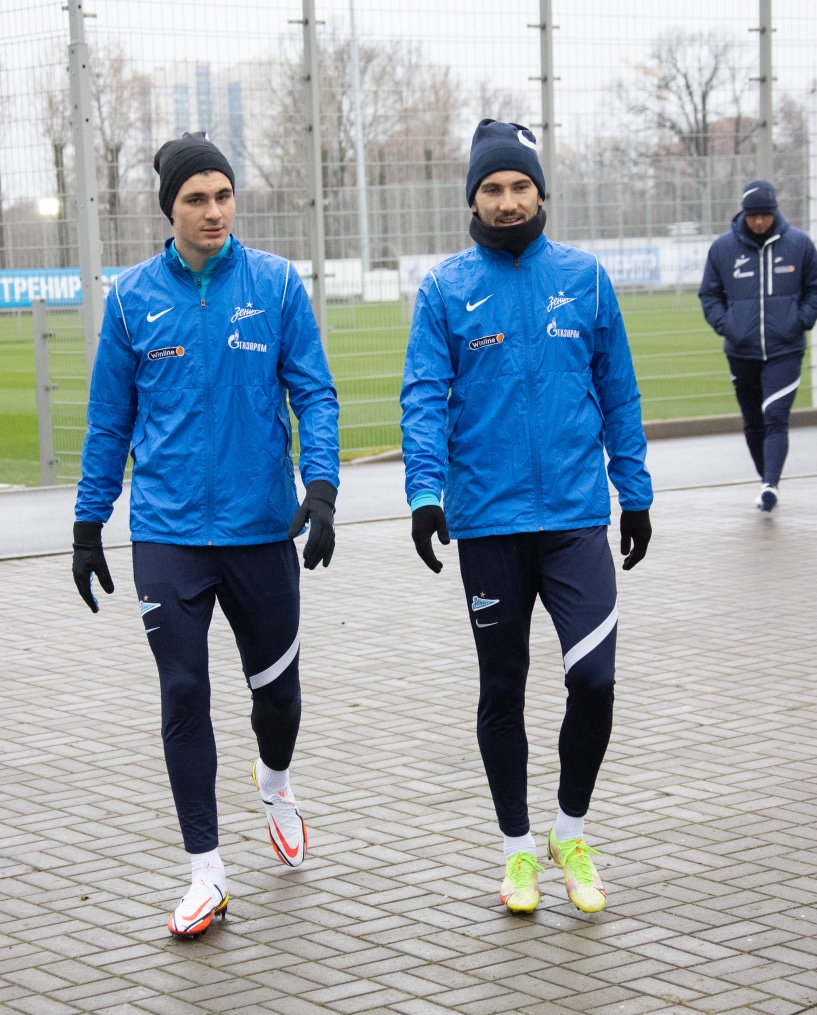 Тренировка «Зенита» перед матчем с «Нижним Новгородом»