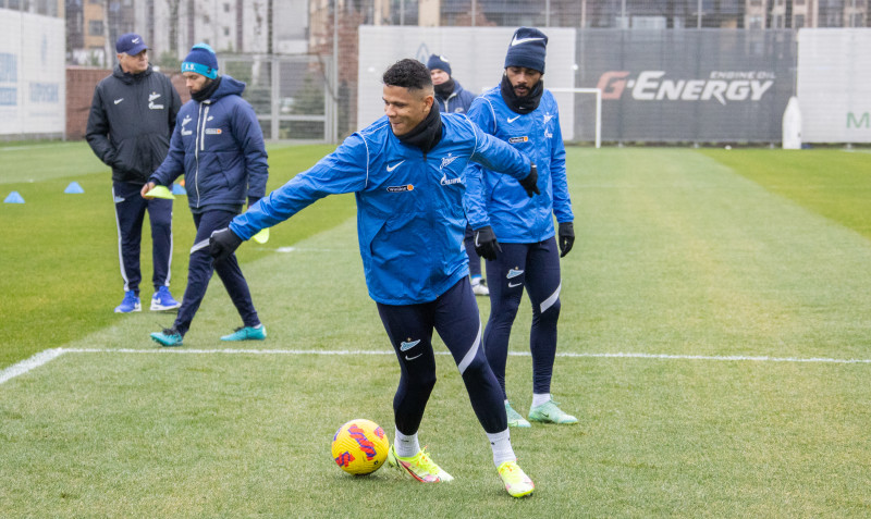 Тренировка «Зенита» перед матчем с «Нижним Новгородом»