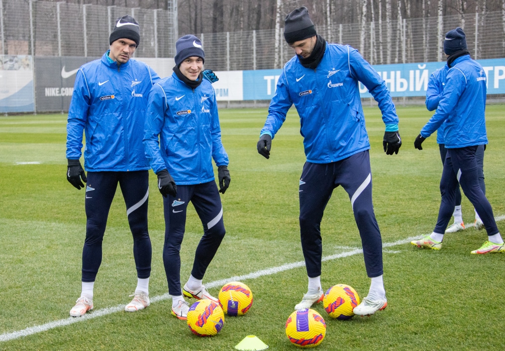 Тренировка «Зенита» перед матчем с «Нижним Новгородом»