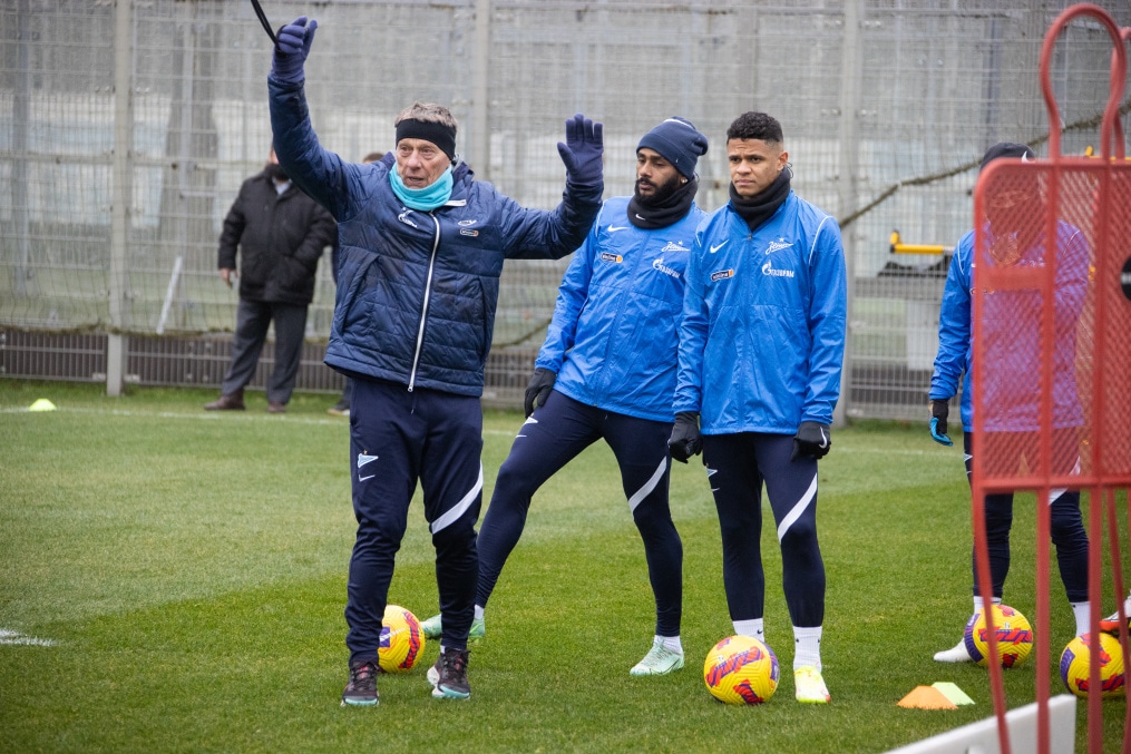 Тренировка «Зенита» перед матчем с «Нижним Новгородом»