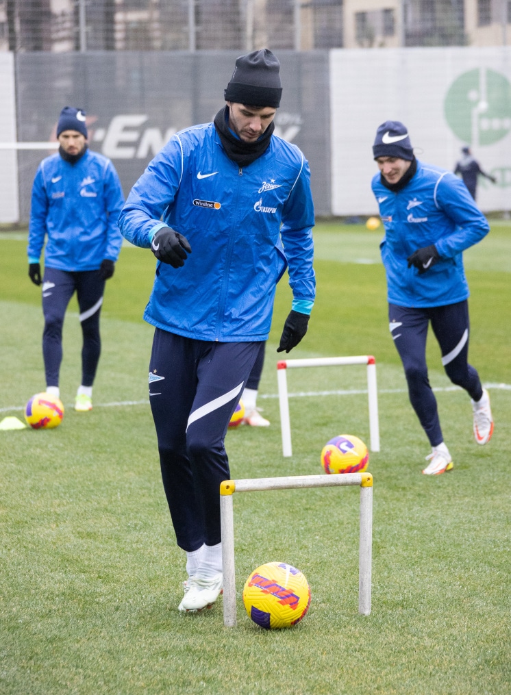 Тренировка «Зенита» перед матчем с «Нижним Новгородом»