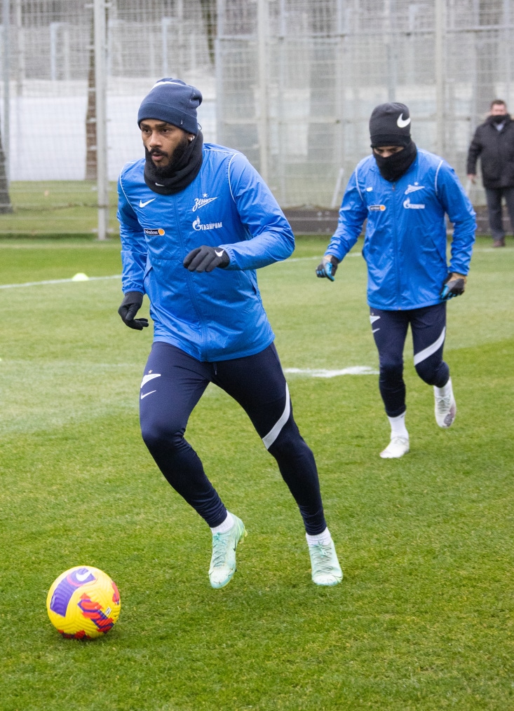 Тренировка «Зенита» перед матчем с «Нижним Новгородом»