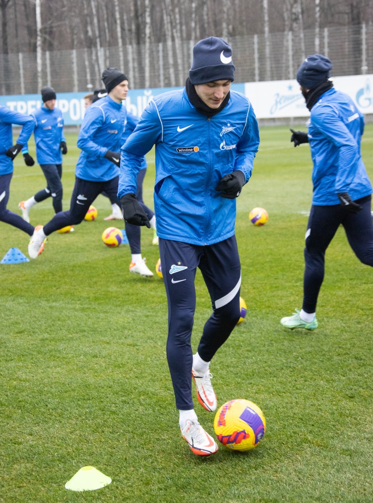 Тренировка «Зенита» перед матчем с «Нижним Новгородом»