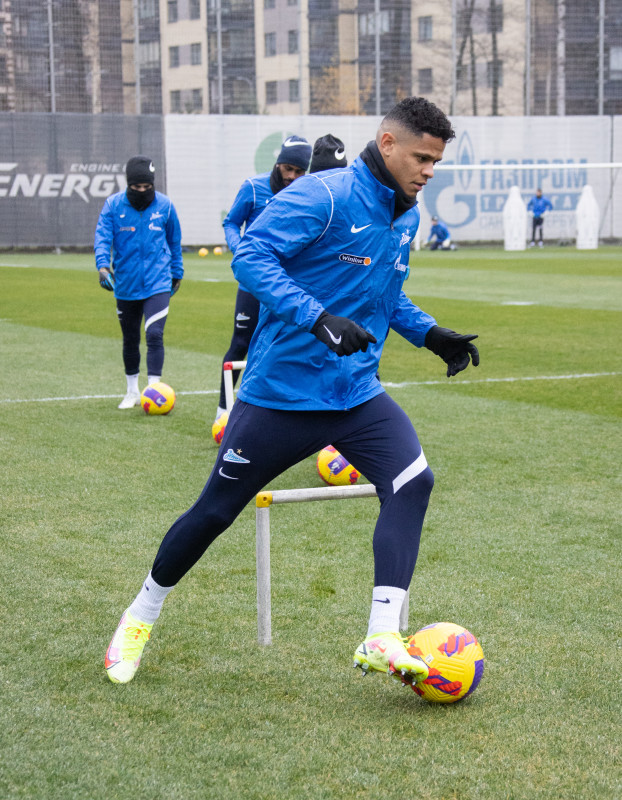 Тренировка «Зенита» перед матчем с «Нижним Новгородом»