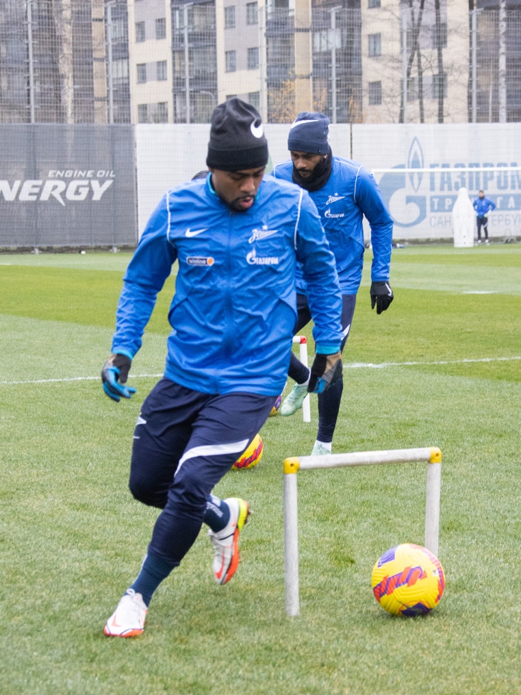 Тренировка «Зенита» перед матчем с «Нижним Новгородом»
