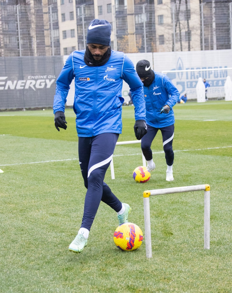 Тренировка «Зенита» перед матчем с «Нижним Новгородом»