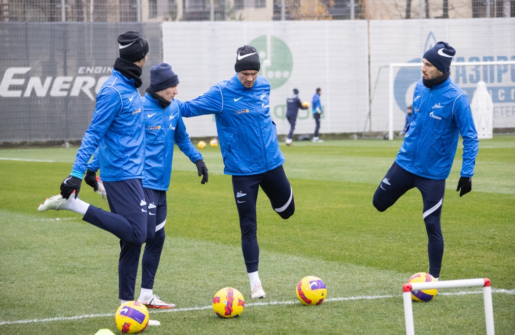 Тренировка «Зенита» перед матчем с «Нижним Новгородом»