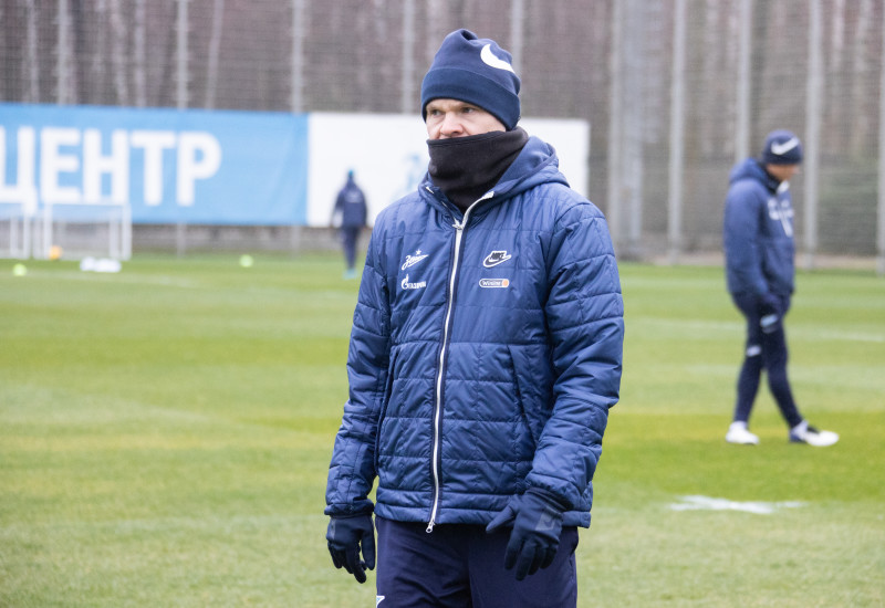 Тренировка «Зенита» перед матчем с «Нижним Новгородом»