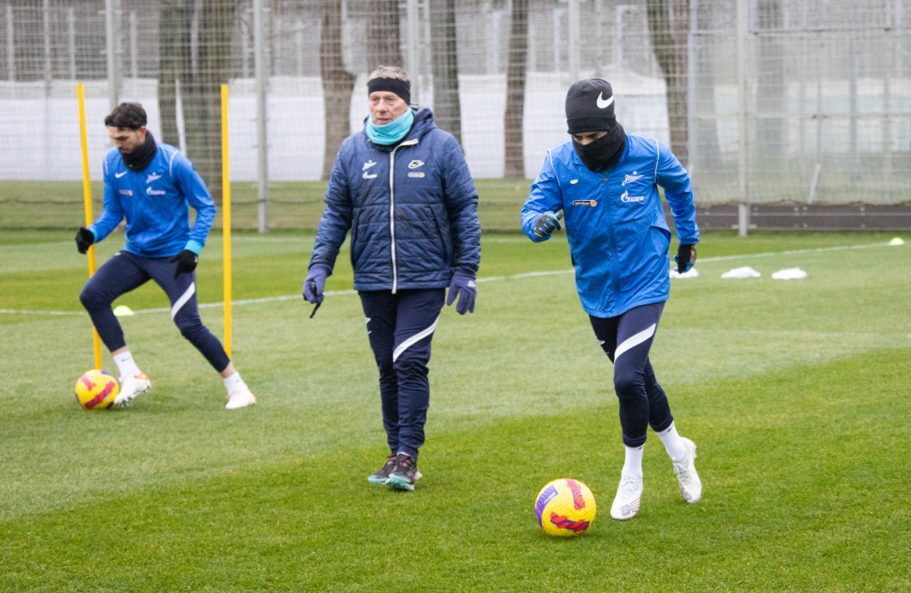 Тренировка «Зенита» перед матчем с «Нижним Новгородом»