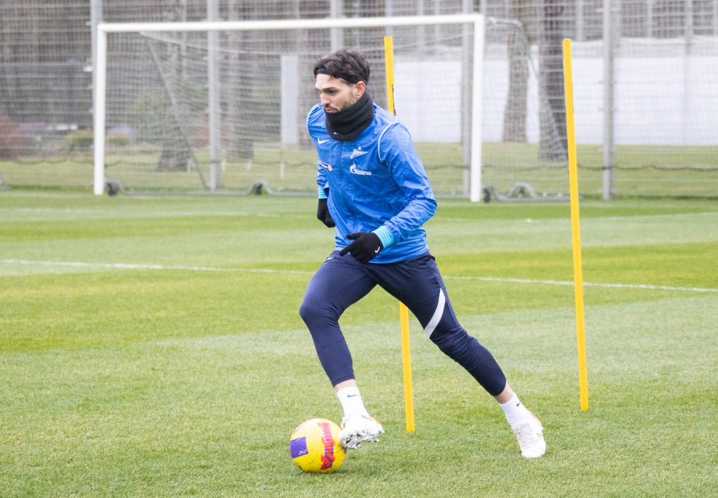 Тренировка «Зенита» перед матчем с «Нижним Новгородом»