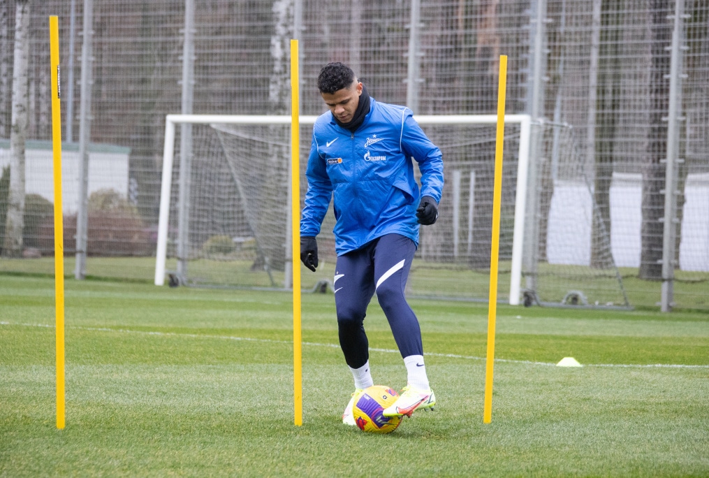 Тренировка «Зенита» перед матчем с «Нижним Новгородом»