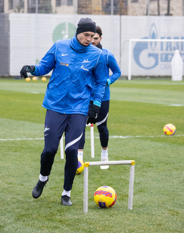 Тренировка «Зенита» перед матчем с «Нижним Новгородом»